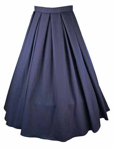 Navy pleated skirt ladies shop