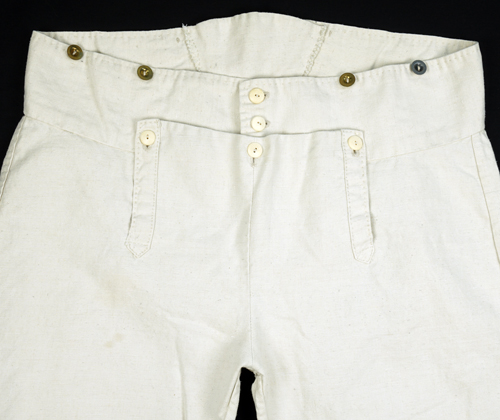 Romantic History Early 19th Century Boys Fall Front Trousers