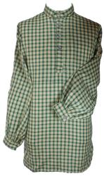 Mens 2XL Civil War Gray Check Homespun Cotton Issue Shirt in stock